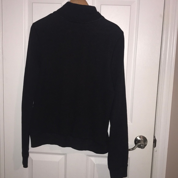 Pink Victoria'S Secret Half-Zip Sweater Black - Picture 2 of 3